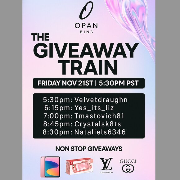 Other - The GIVEAWAY Raid Train | Friday November 21st | 5:30pm PST